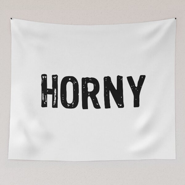Item preview, Horny designed and sold by The "I Love Everything" Shop.