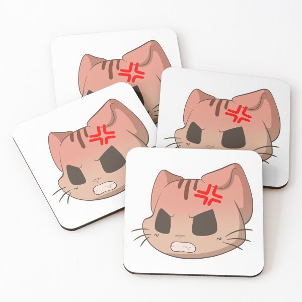 Item preview, Cinnamon the Cat angy | angry cat sticker designed and sold by skittles1698.