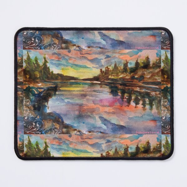 Item preview, Big Bear Lake Watercolor designed and sold by signaturelaurel.