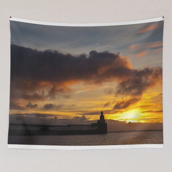 Item preview, Sunrise at the mouth of the River Blyth designed and sold by Violaman.