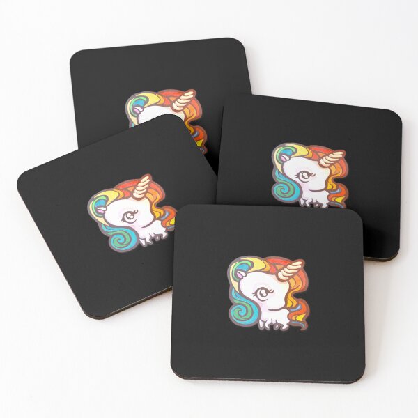Item preview, Сute fairy unicorn with rainbow hair designed and sold by si3iy.