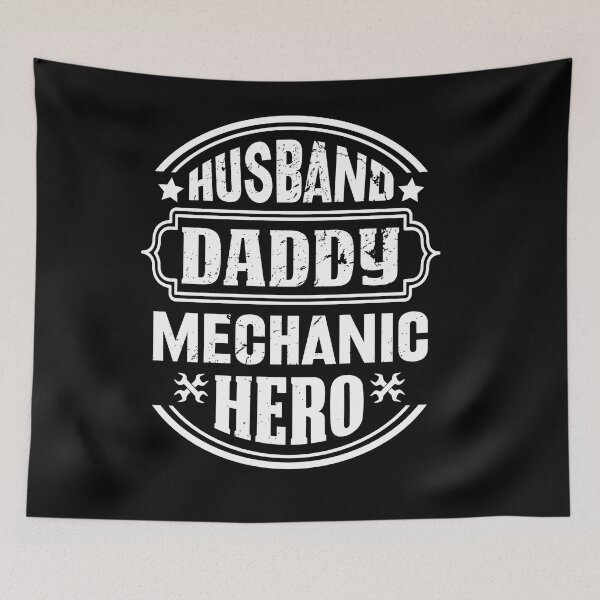 Item preview, husband daddy mechanic hero designed and sold by Fislux.