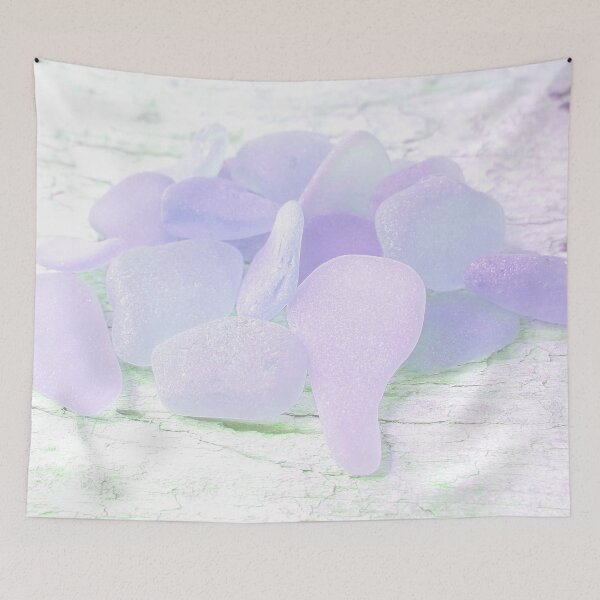 Item preview, Beach Decor Pale Lavender Sea Glass Beachy Pastel Coastal Aesthetic Photo 6 of 8 designed and sold by Beachy.