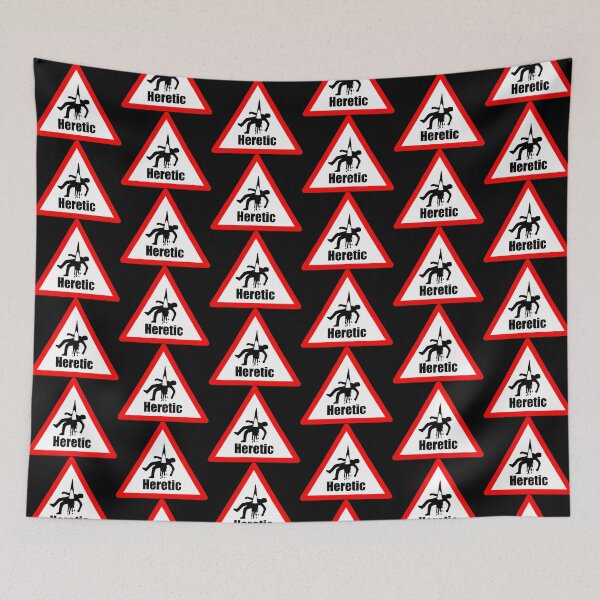 Item preview, Heretic warning red designed and sold by Real-Digital.