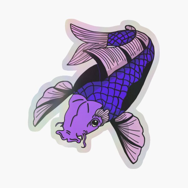 Item preview, Carpe koî (violet) designed and sold by Skyfull5.