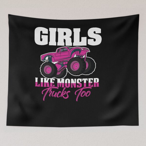 Item preview, girls like monster truck too designed and sold by Fislux.