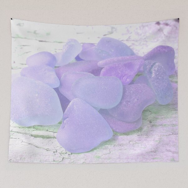 Item preview, Beach Decor Pale Lavender Sea Glass Beachy Pastel Coastal Aesthetic Photo 7 of 8 designed and sold by Beachy.