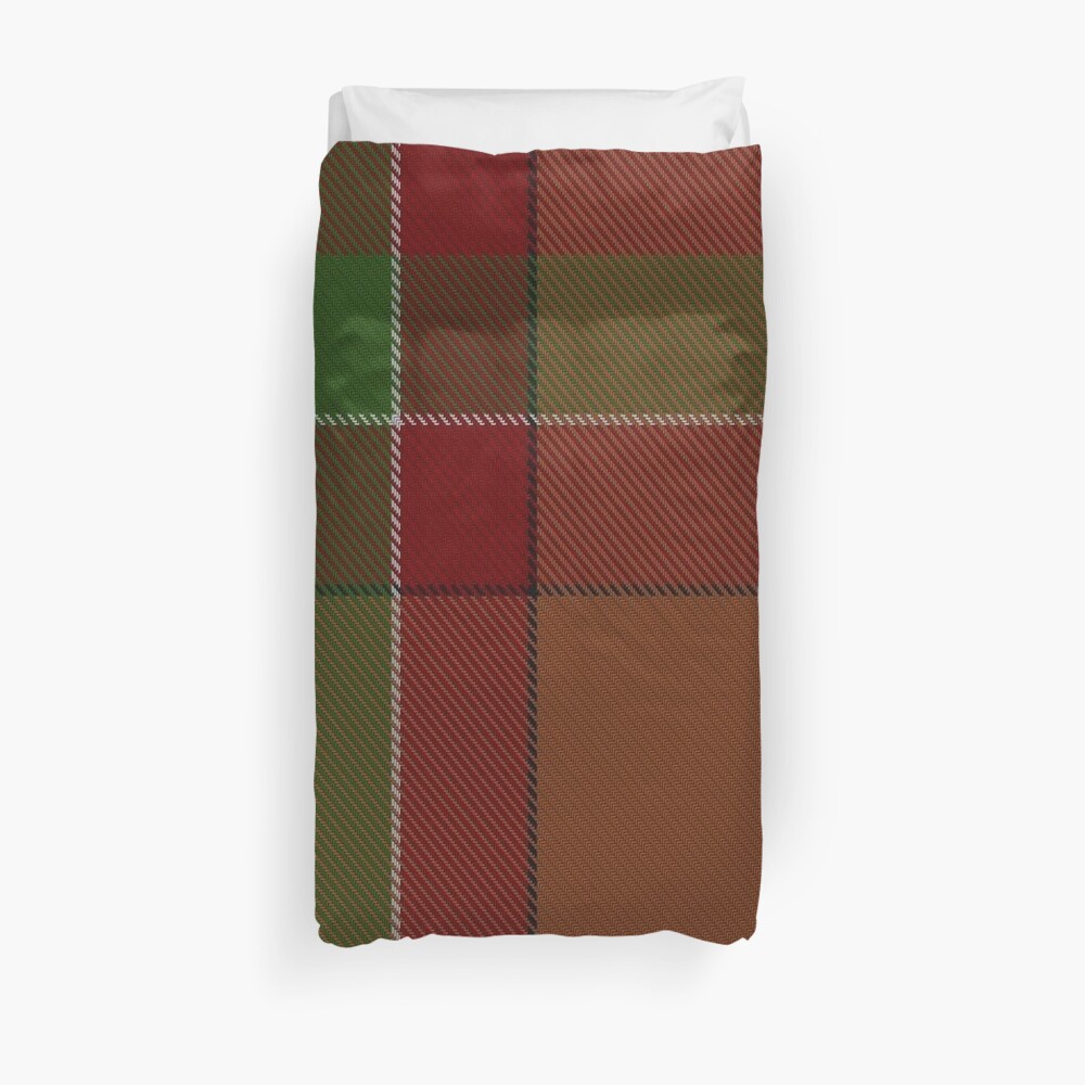 McBrayer Clan/Family Tartan Duvet Cover