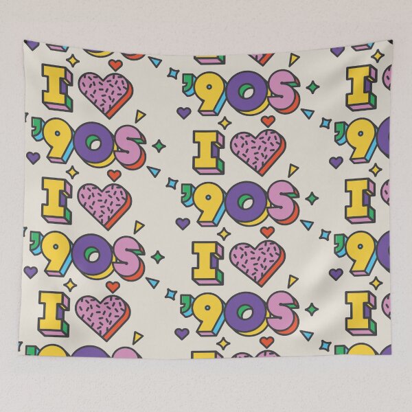 Item preview, I love the 90s Retro designed and sold by greenoriginals.