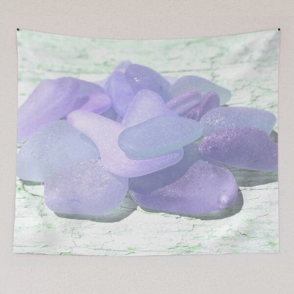 Item preview, Beach Decor Pale Lavender Sea Glass Beachy Pastel Coastal Aesthetic Photo 8 of 8 designed and sold by Beachy.