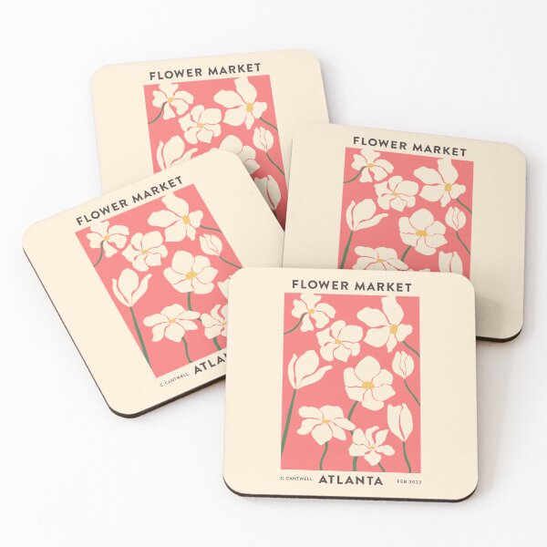Item preview, Flower Market - Atlanta designed and sold by Carrie Cantwell Art.
