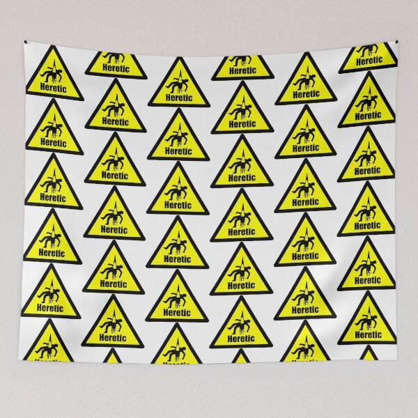 Item preview, Heretic warning yellow  designed and sold by Real-Digital.