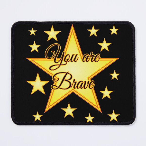 Item preview, Your brave sticker designed and sold by bluehatgraphics.