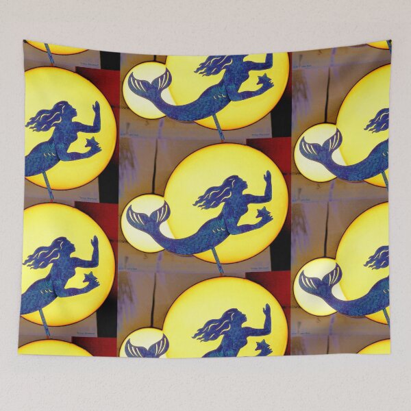 Item preview, Indigo Mermaid designed and sold by Bad Habits Lounge Studio.