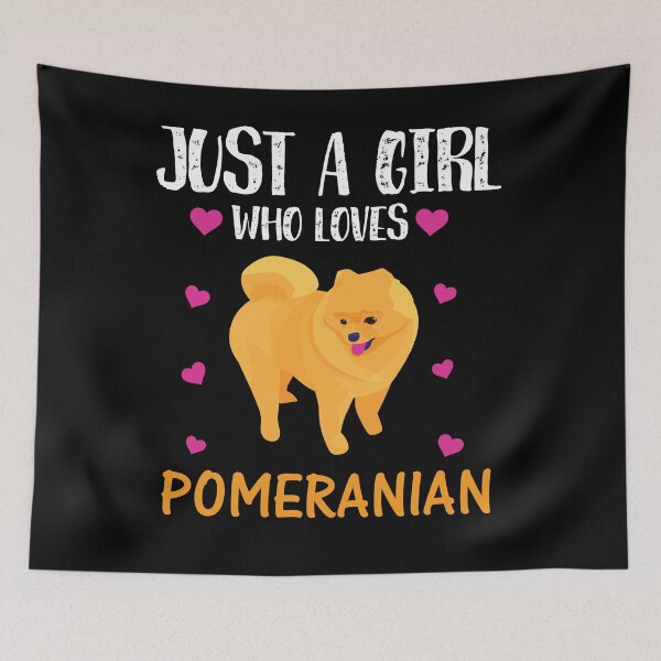 Item preview, just a girl who loves pomeranian designed and sold by Fislux.