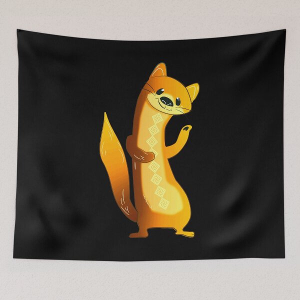 Item preview, Сute marten posing for you designed and sold by si3iy.