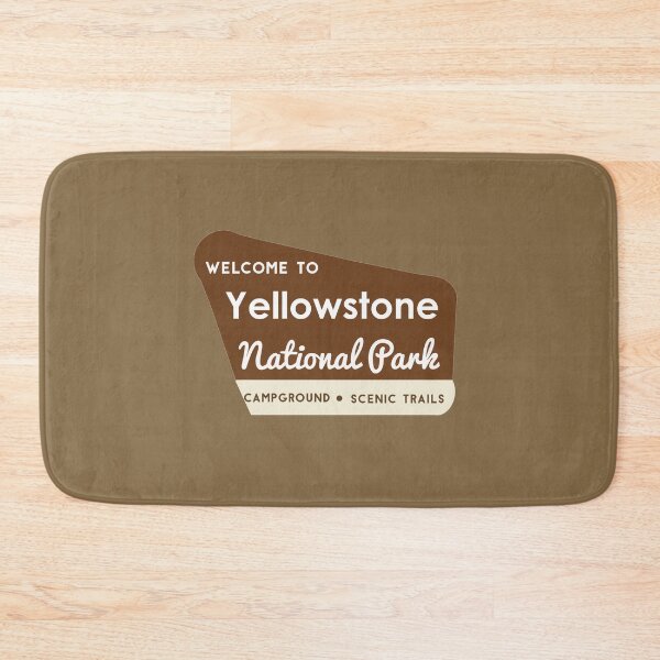 Artikelvorschau, Eingangsschild des Yellowstone-Nationalparks entworfen und verkauft von Lil-Bit-Batty.