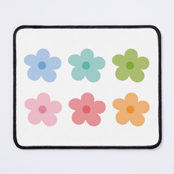 Item preview, Cute Pastel Rainbow Flowers designed and sold by Creative Wolf Design.