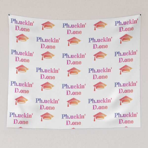 Item preview, Ph.uckin' D.one - Funny PhD - New Doctor - Funny Graduation designed and sold by Travel-Art-Love.