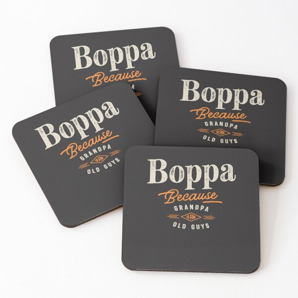 Item preview, Mens Boppa Because Grandpa Is For Old Guys Funny Dad designed and sold by cidolopez.