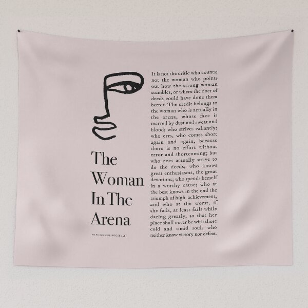 Item preview, The Woman in the Arena - Daring Greatly - Theodore Roosevelt designed and sold by grandlovely.