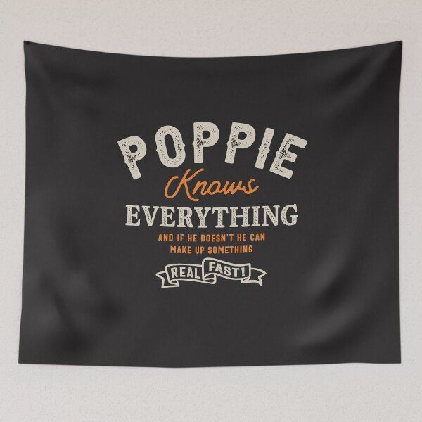 Item preview, Mens Poppie Knows Everything Quotes Abuelo divertido designed and sold by cidolopez.