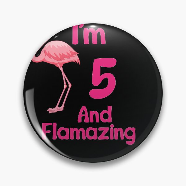 Item preview, i'm 5TH and flamazing, birthday girl designed and sold by Fislux.