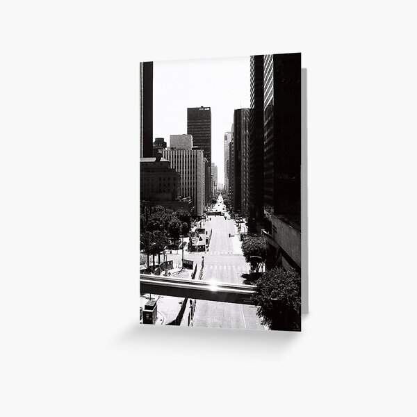 Down Flower St. DTLA Greeting Card
