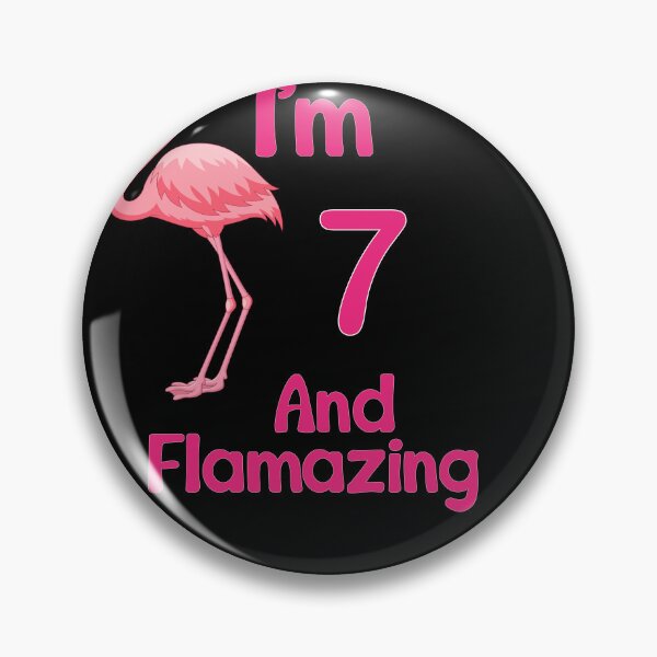 Item preview, i'm 7TH and flamazing, birthday girl designed and sold by Fislux.
