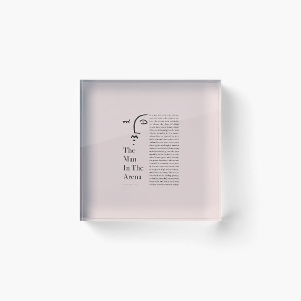Item preview, The Man in the Arena - Daring Greatly - Theodore Roosevelt designed and sold by grandlovely.