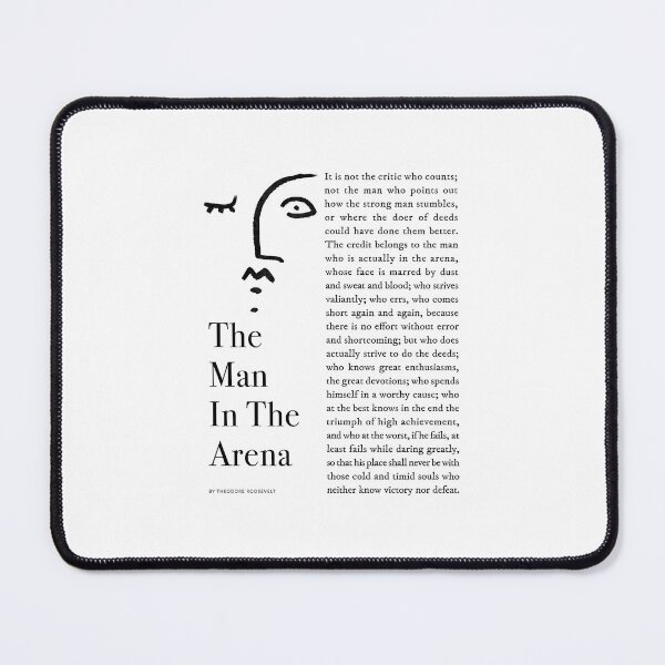 Item preview, The Man in the Arena - Daring Greatly - Theodore Roosevelt designed and sold by grandlovely.