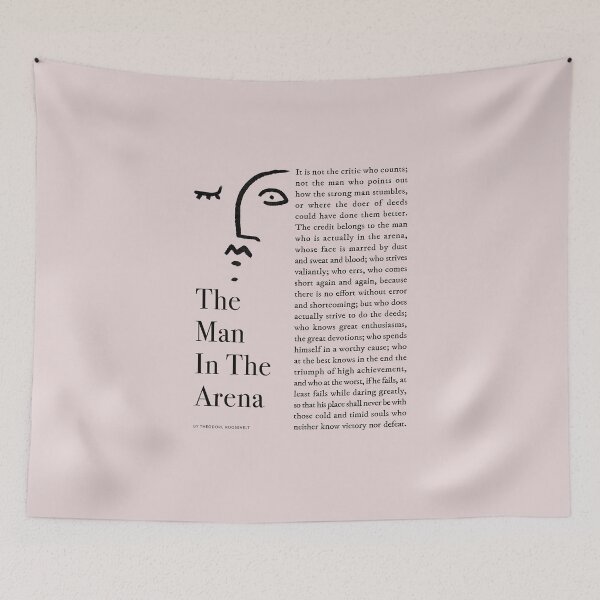 Item preview, The Man in the Arena - Daring Greatly - Theodore Roosevelt designed and sold by grandlovely.