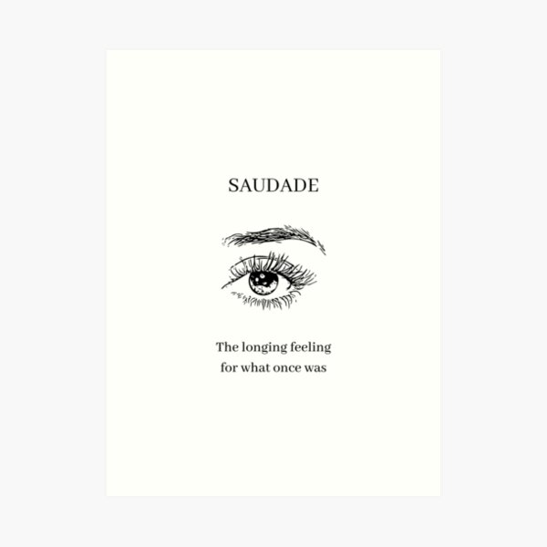 Saudade Definition | Art Board Print