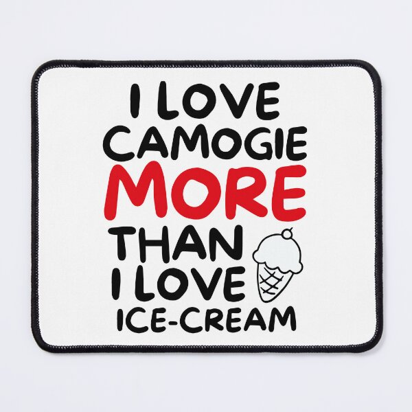 Item preview, I love camogie more than I love ice-cream designed and sold by TheGreenGoat.