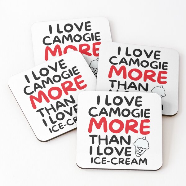 Artikelvorschau, Ich liebe Camogie mehr als Eiscreme entworfen und verkauft von TheGreenGoat.
