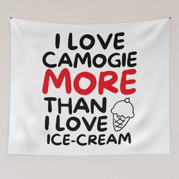 Item preview, I love camogie more than I love ice-cream designed and sold by TheGreenGoat.