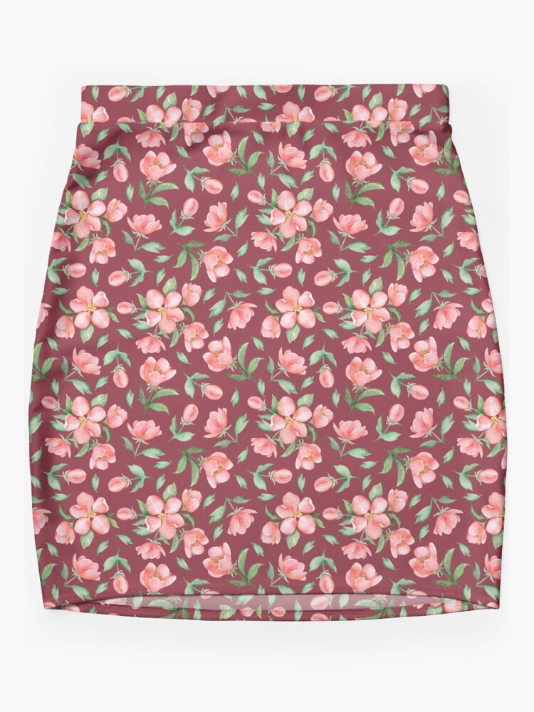 Disover Spring Flowers Mini Skirt
