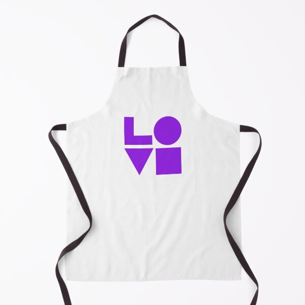 Item preview, LOVE GEOMTERIC SHAPES purple designed and sold by Inspirationmotivation.