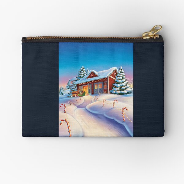 Santa's Workshop Zipper Pouch