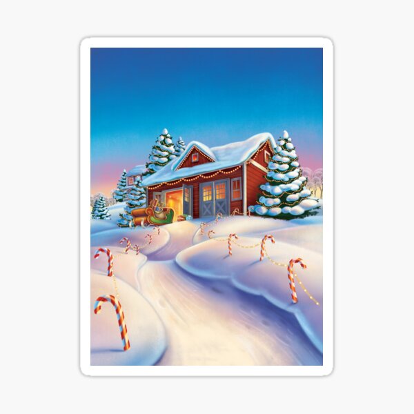 Santa's Workshop Sticker