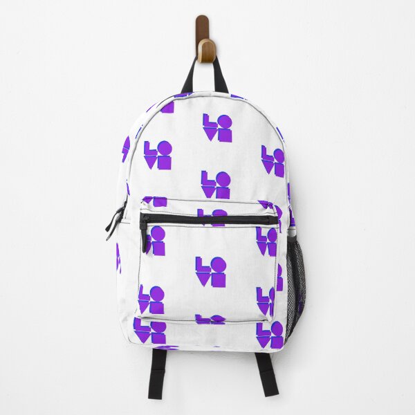 Item preview, LOVE Original abstract text - purple and blue designed and sold by Inspirationmotivation.