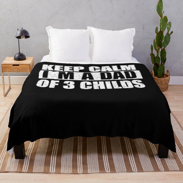 Item preview, Keep calm - dad of 3 children designed and sold by VitoTDesign.