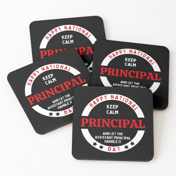 Item preview, Happy National Principal's Day The Best Teacher Red Keep Calm Design designed and sold by BestTeacher.