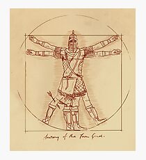 Lámina fotográfica Anatomía de un guardia de pueblo