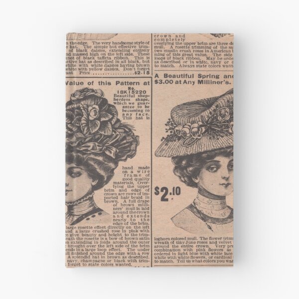 Item preview, Antique Catalog Page Women's Ladies Hats Millinery Victorian/Edwardian designed and sold by Candlewood Museum & Gift Shoppe.