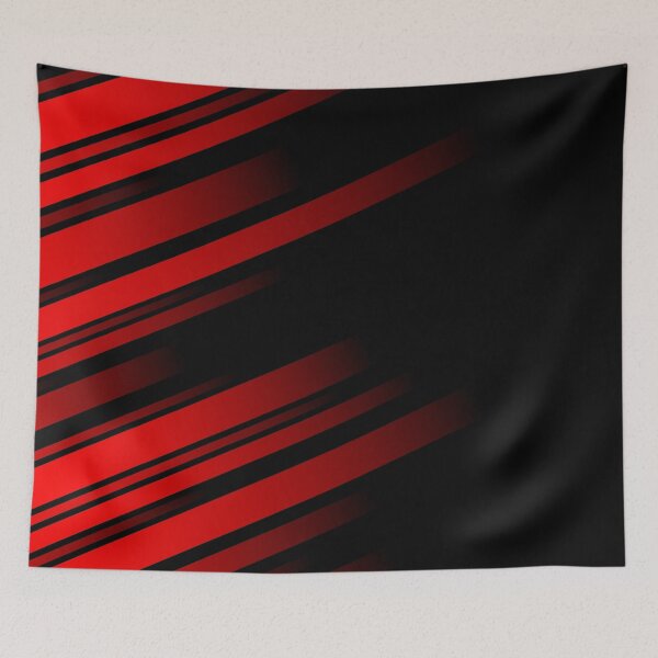 Item preview, Red and Black Stripes Minimal Design designed and sold by SoccaTamam.