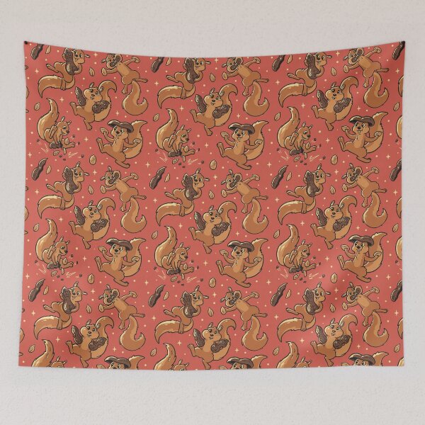 Item preview, Pattern Peanut Cute Squirrels by Tobe Fonseca designed and sold by Tobe Fonseca®.