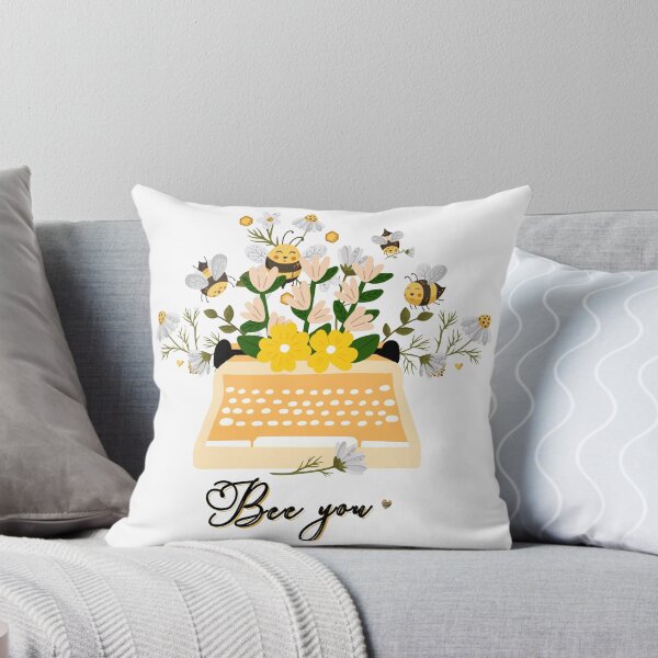 Item preview, Bee You Typewriter Wildflowers designed and sold by Holisticfox.