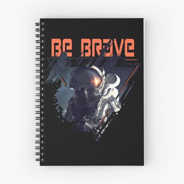 Item preview, Be brave cool looking astronaut design designed and sold by reka88.