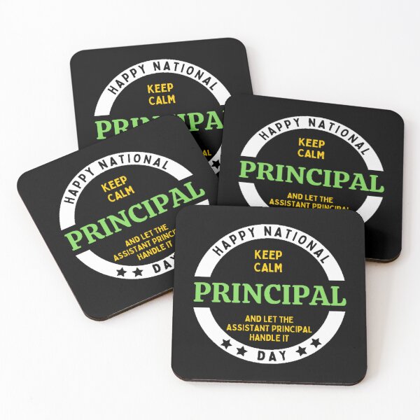Item preview, Happy National Principal's Day The Best Teacher Green and Yellow Keep Calm Design designed and sold by BestTeacher.
